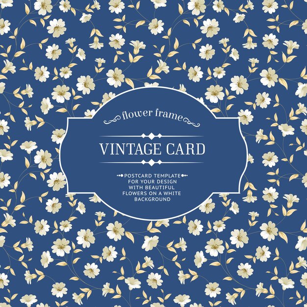 Free Vector vintage card design