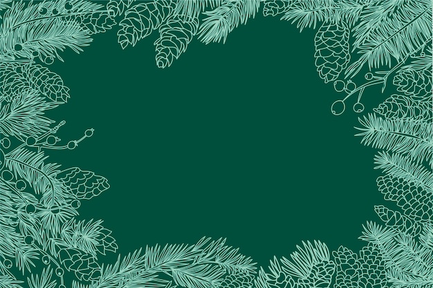 Free vector vintage christmas background