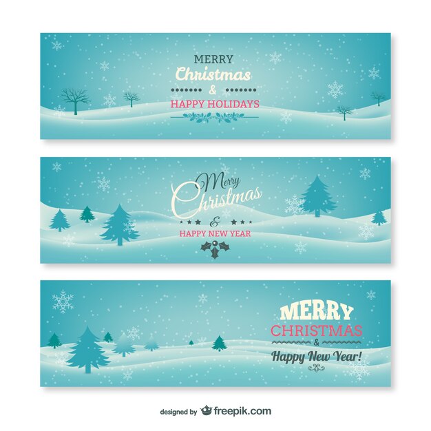 Winter Wonderland Banner. Royalty Free SVG, Cliparts, Vectors, and