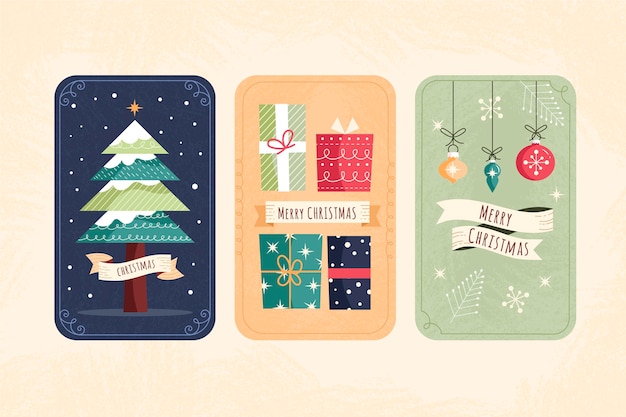 ヴィンテージのクリスマスカード