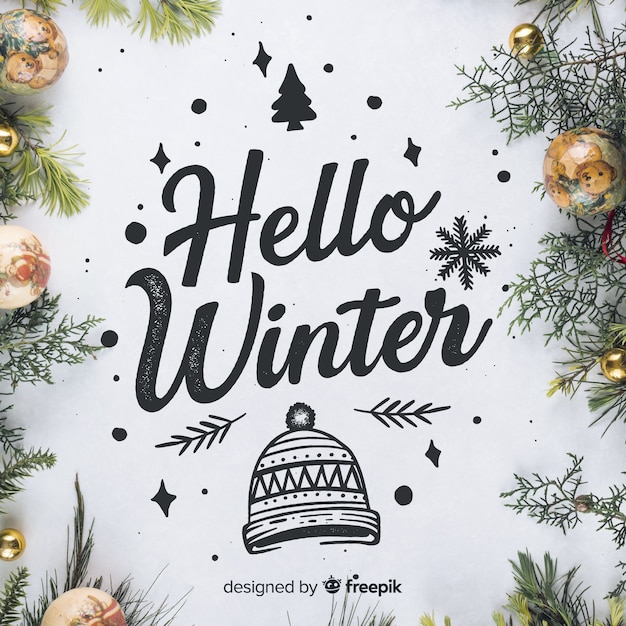 Free vector vintage christmas lettering