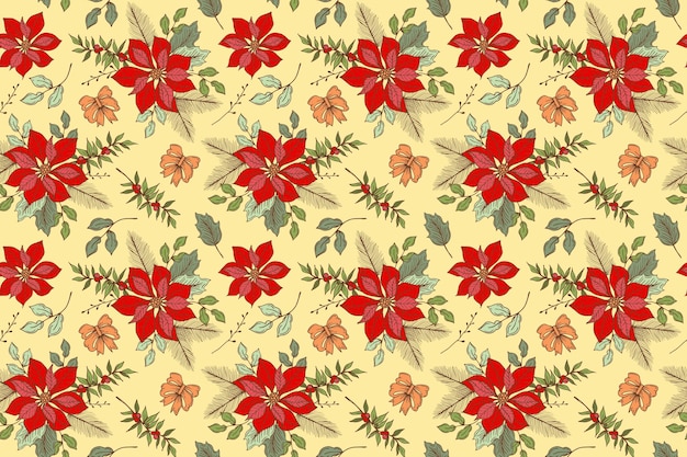 Vintage christmas pattern