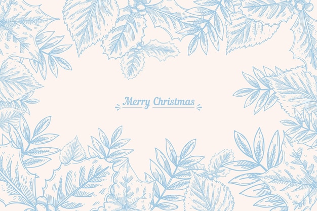 ヴィンテージのクリスマスツリーの枝の背景