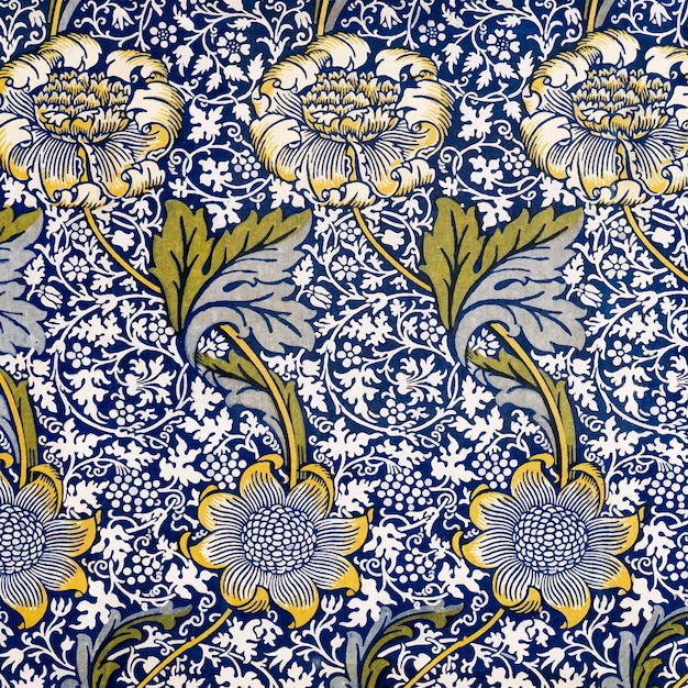 Бесплатное векторное изображение Винтажная цветочная иллюстрация хризантемы