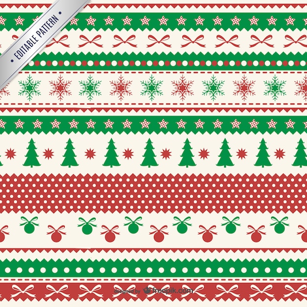 Vintage classic Christmas pattern