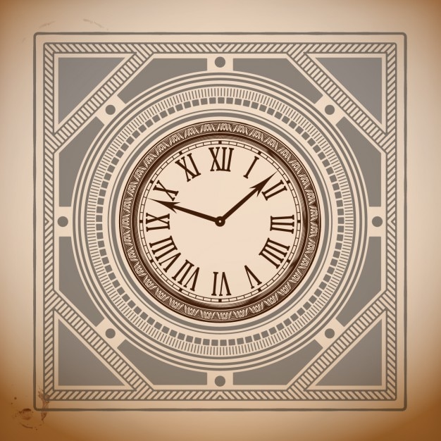 Vintage clock background