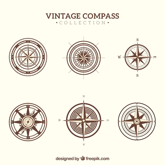 Vintage compass collection