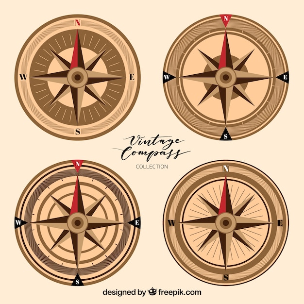 Vintage compass collection