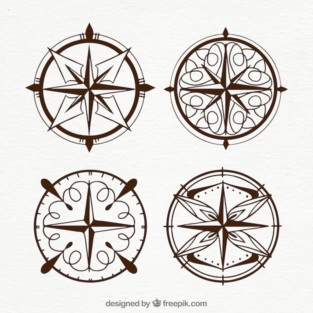 Vintage compass collection