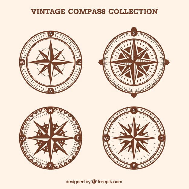 Vintage compass collection