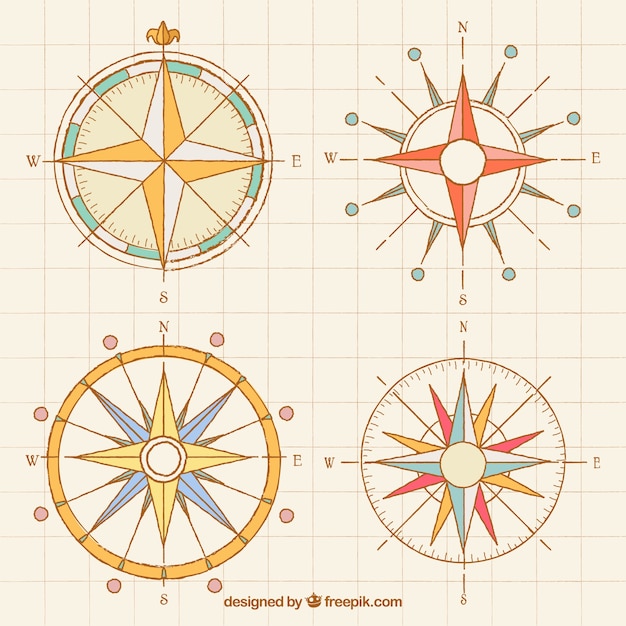 Vintage compass collection