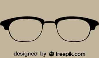 Vettore gratuito vintage icon occhiali raffreddare