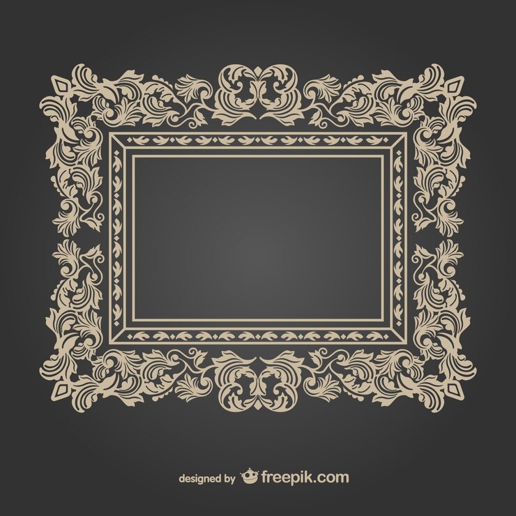 Free Vector vintage decorative frame