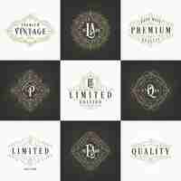 Free vector vintage designs collection