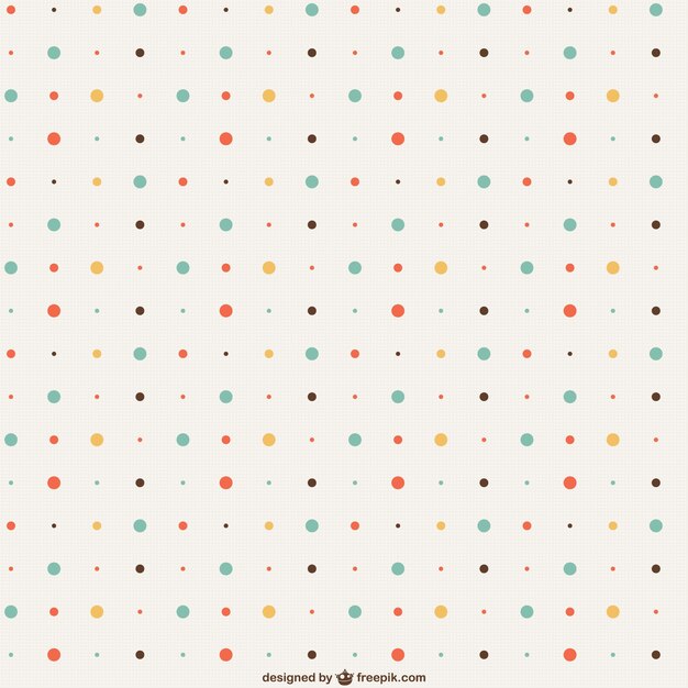 Vintage dots pattern