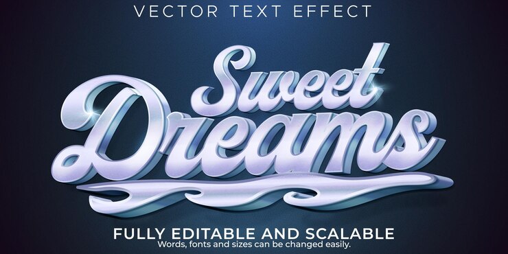 Free Vector vintage editable text effect, retro and classic text style