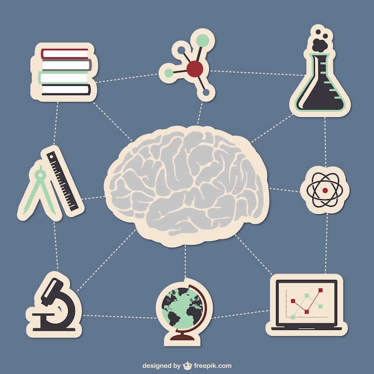 Free Vector vintage education
