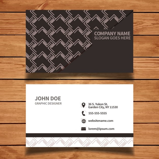 Free vector vintage elegant business card template