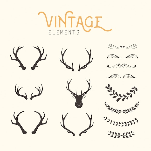 Free vector vintage elements