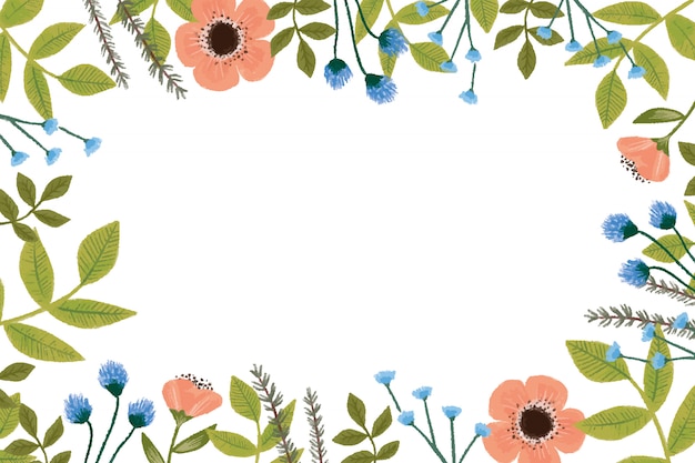 Vintage floral background