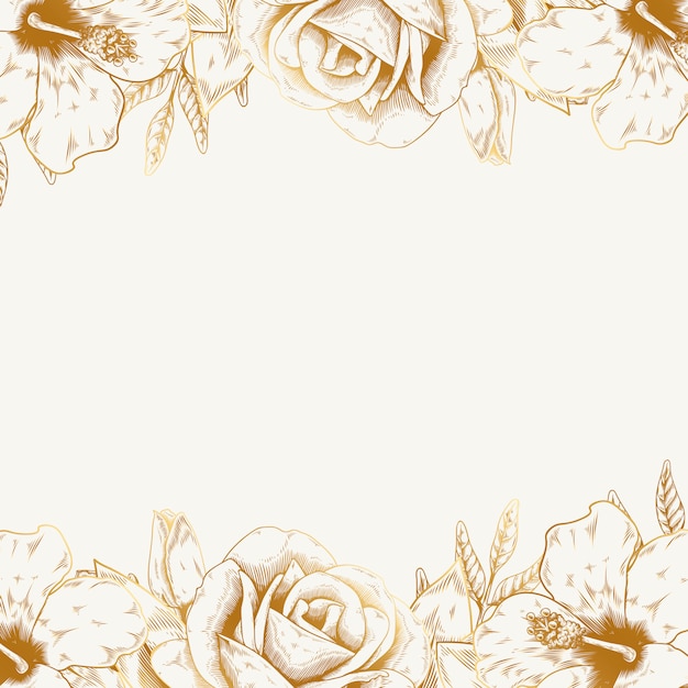 Free Vector | Vintage floral background