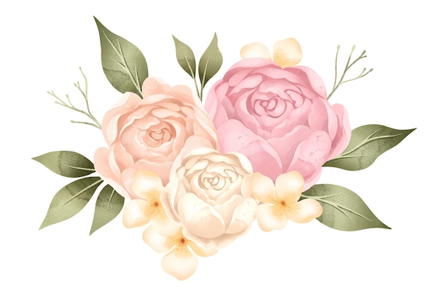 Free vector vintage floral bouquet