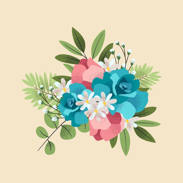 Free vector vintage floral bouquet