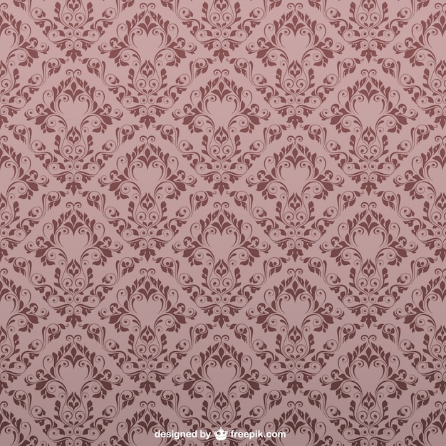 Free vector vintage floral pattern seamless design