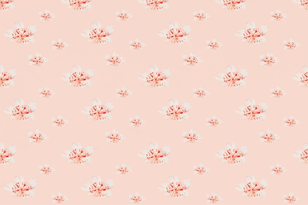 Винтажный цветочный узор Векторный фон, ремикс из произведений Мегаты Морикагаа