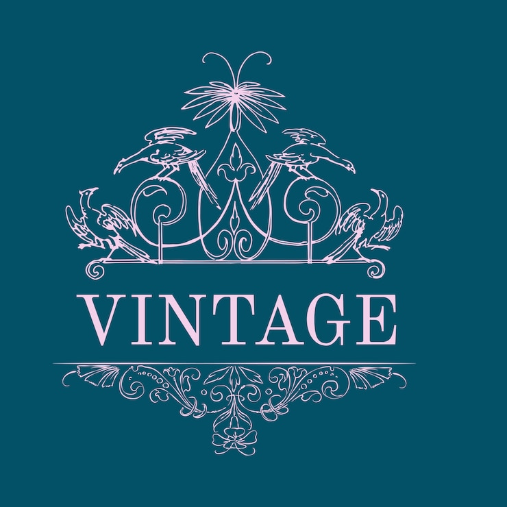 Free Vector vintage flourish ornament illustration
