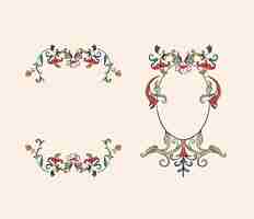 Free vector vintage flourish ornament illustration