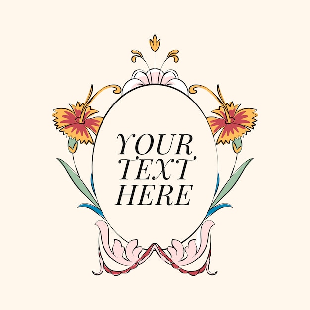 Free vector vintage flourish ornament illustration