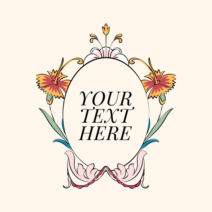 Free Vector vintage flourish ornament illustration