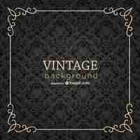 Free vector vintage frame background