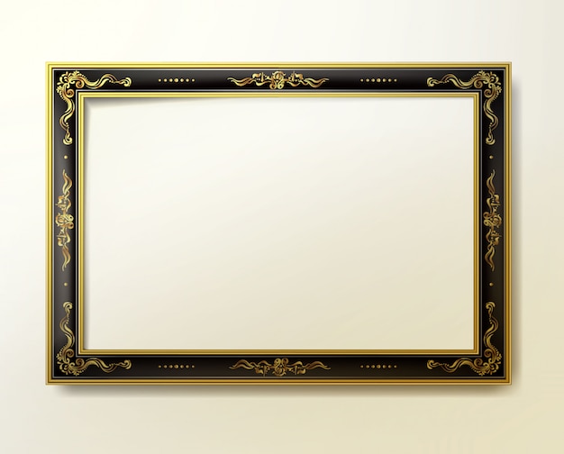 Vintage frame and border