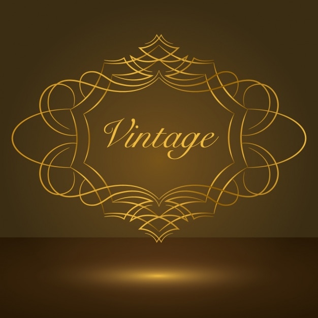 Free vector vintage frame design