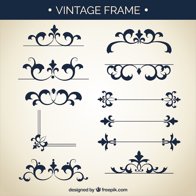 Vintage frames resources