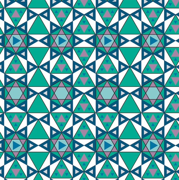 Vintage geometric pattern inspired 