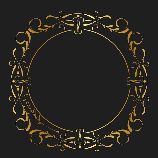 Бесплатное векторное изображение Винтаж золотого вектора вектора нудизма