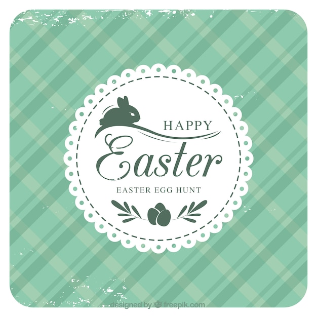 Free vector vintage happy easter day background