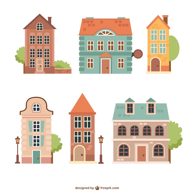 Vintage houses pack