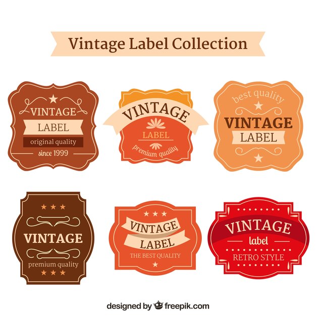 Vintage label collection