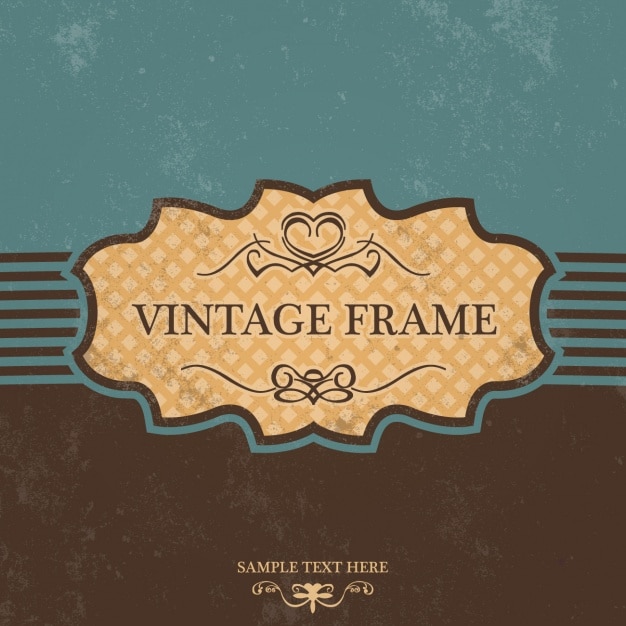 Free vector vintage label design