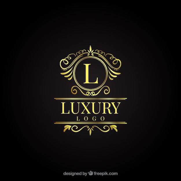 Vintage and luxury logo template