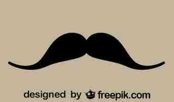 Free vector vintage mustache icon