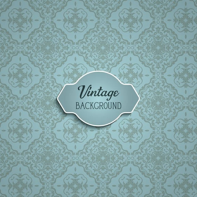 Vettore gratuito pattern di sfondo con un design vintage