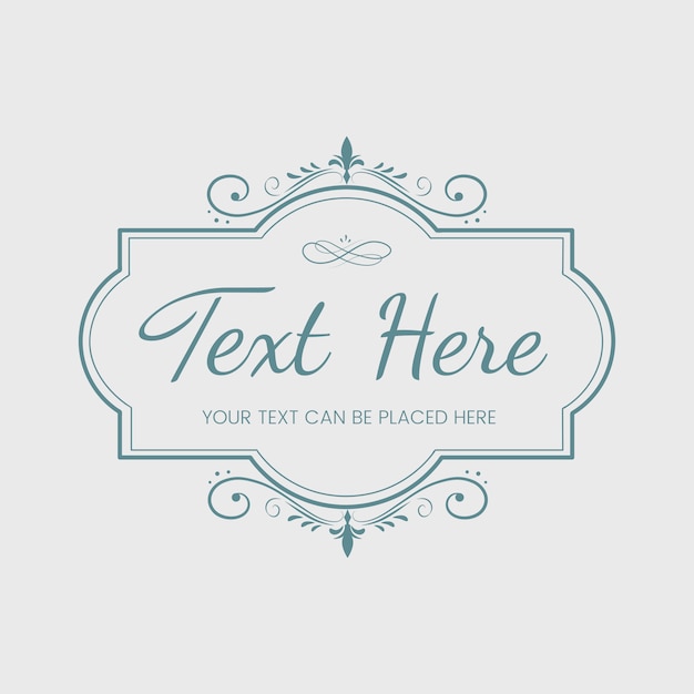 Free vector vintage ornamental banner