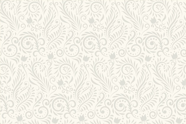 Vintage ornamental flowers background