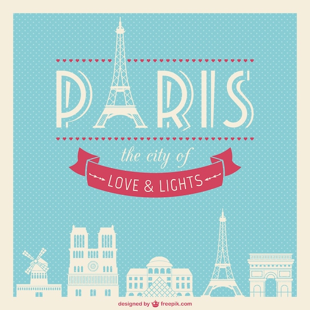 Vintage Paris Vector