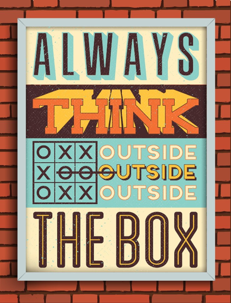 Free Vector vintage poster with a motivational quote